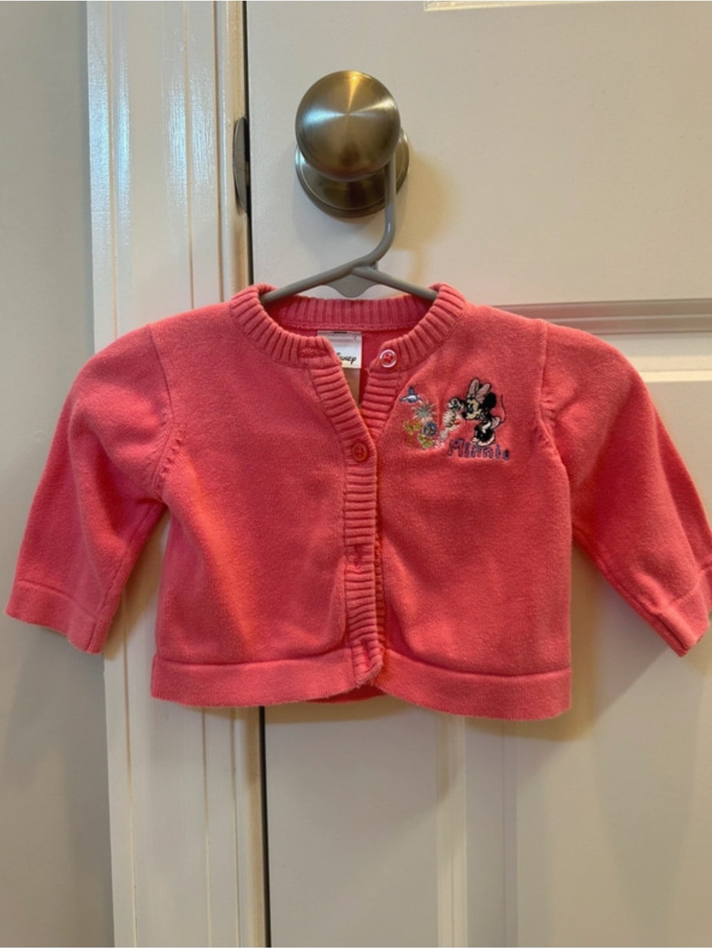 vintage disney minnie cardigan 0-3m